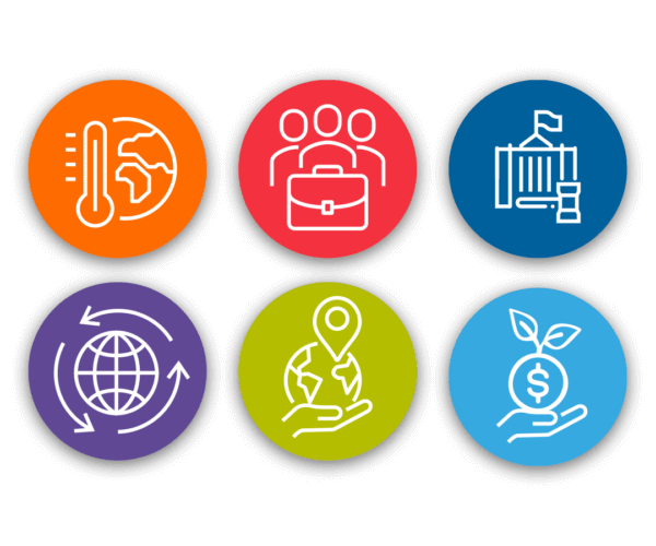 En Acción Empresas hemos estructurado nuestra oferta de valor según los pilares ASG, con dos líneas temáticas por pilar, los cuales se van actualizando según las tendencias y necesidades de las empresas. En cada línea temática, ofrecemos al menos un programa con sesiones mensuales, lo cual permite a las empresas participar, compartir experiencias, conocer tendencias y avanzar en temáticas claves (materiales) para su gestión sostenible.
